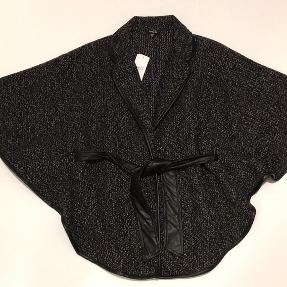 Rue21 Jackets & Blazers - Rue 21 | Faux Leather Trim Cape